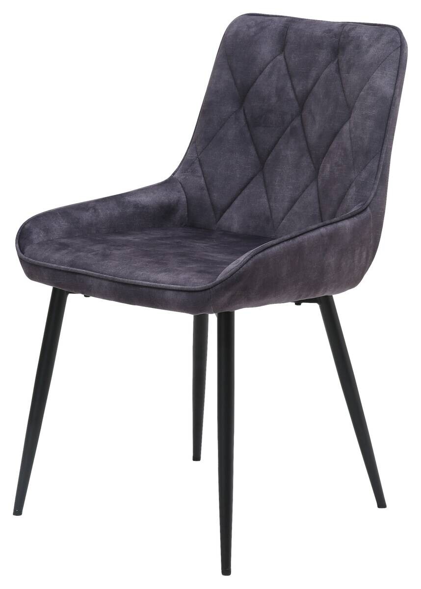 Stuhl Melanie anthrazit Microfaser B/H/T: ca. 48,5x84x57,5 cm