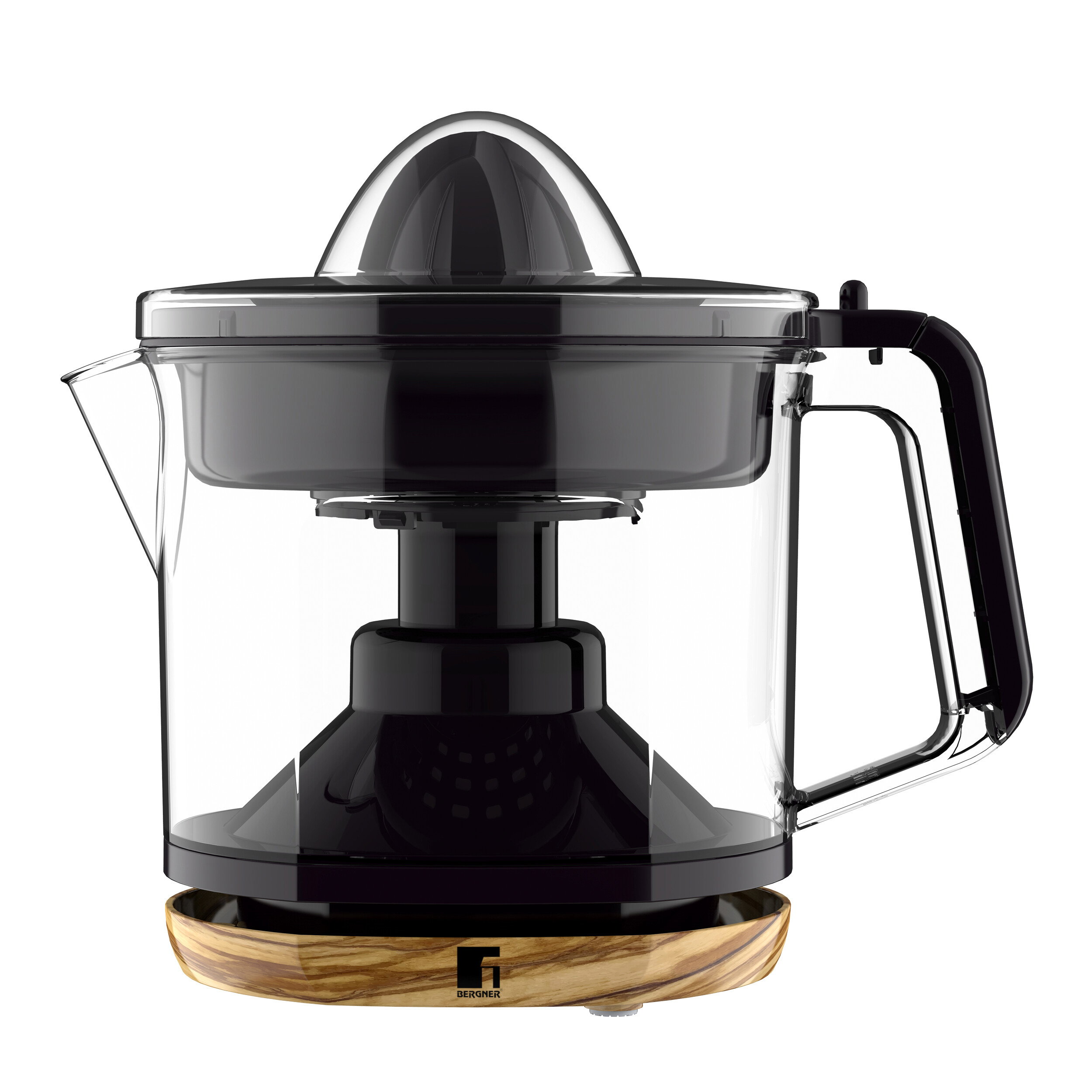 BERGNER Stabmixer schwarz Stahl Kunststoff B/H/L: ca. 18x40,5x20,5 cm