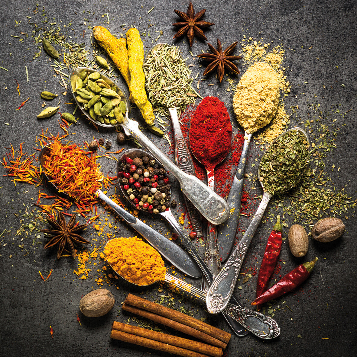 Bönninghoff Keilrahmenbild Gewürze B/L: ca. 35x35 cm