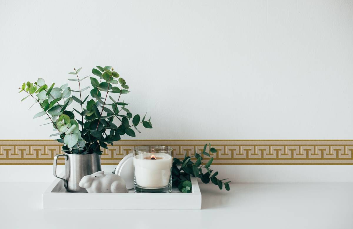 Borte Grafik braun B/L: ca. 4x500 cm