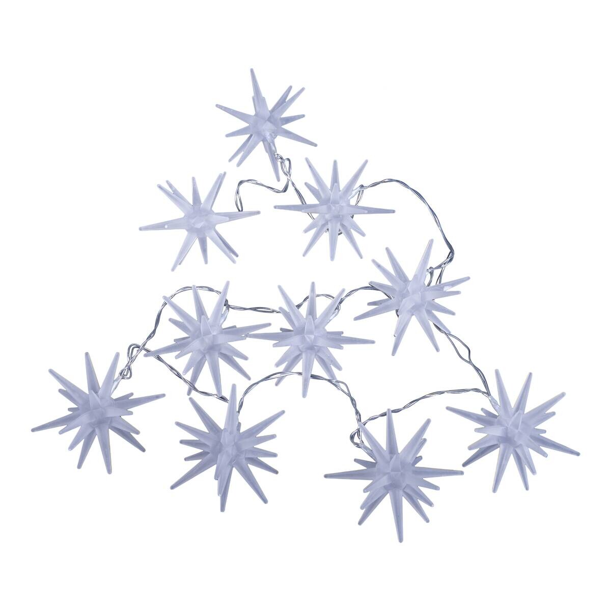 Näve Leuchten LED-Lichterkette weiß Kunststoff B/H/T: ca. 10x10x165 cm