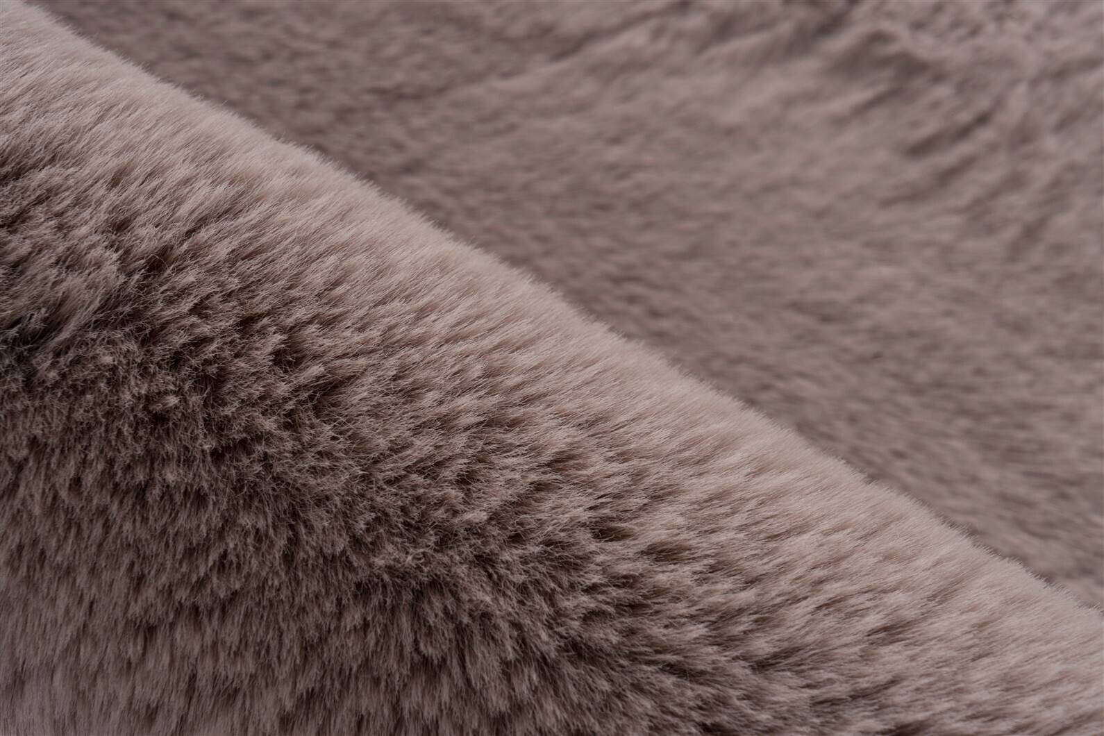 Kayoom Hochflorteppich Badematte Rabbit 525 rosa B/H/L: ca. 40x3,5x60 cm