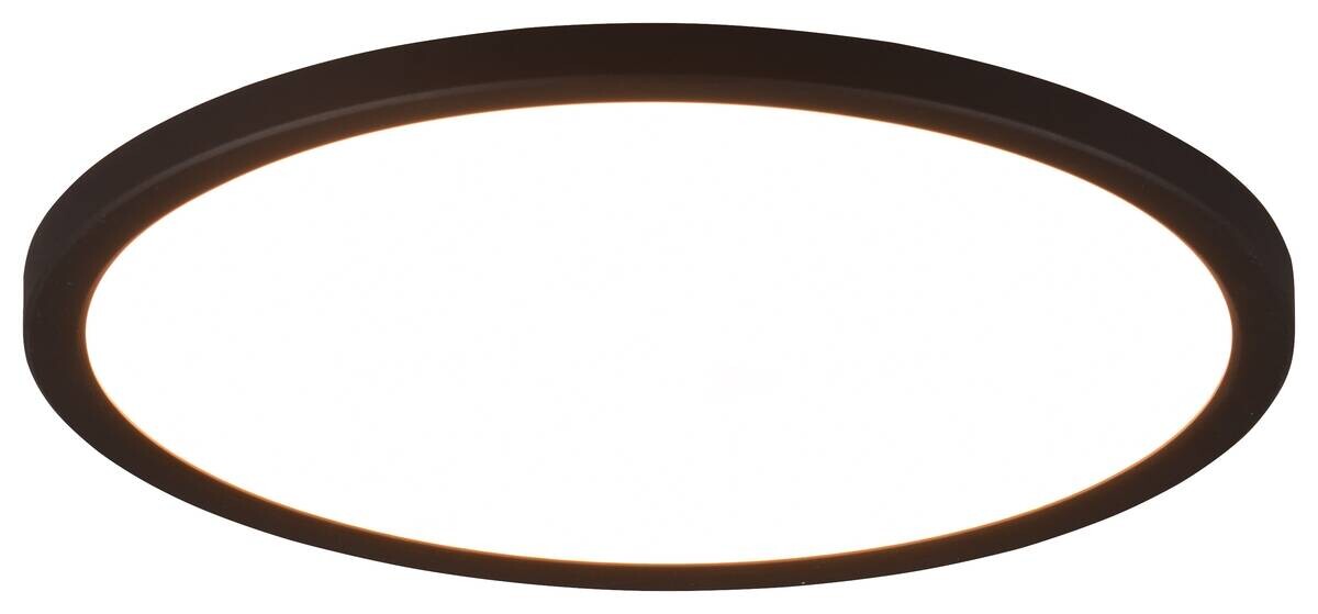 Reality LED-Deckenleuchte Aureo schwarz Kunststoff H/D: ca. 2,5x29 cm