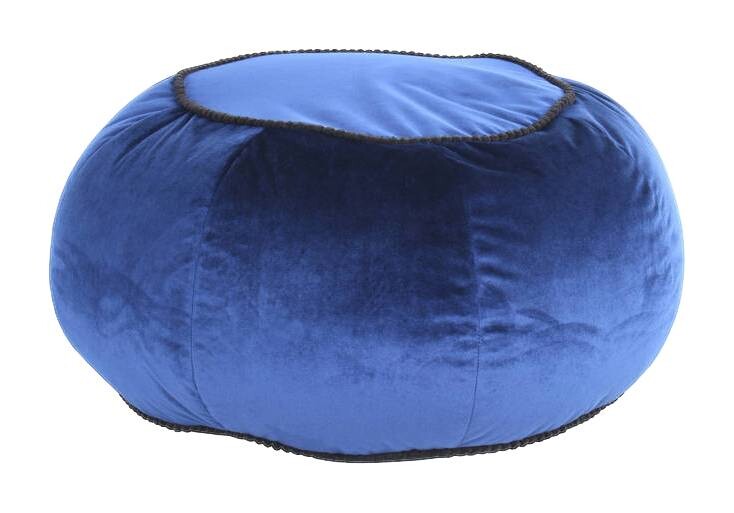 360 Living Hocker Taj Mahal 300 blau H/D: ca. 35x65 cm