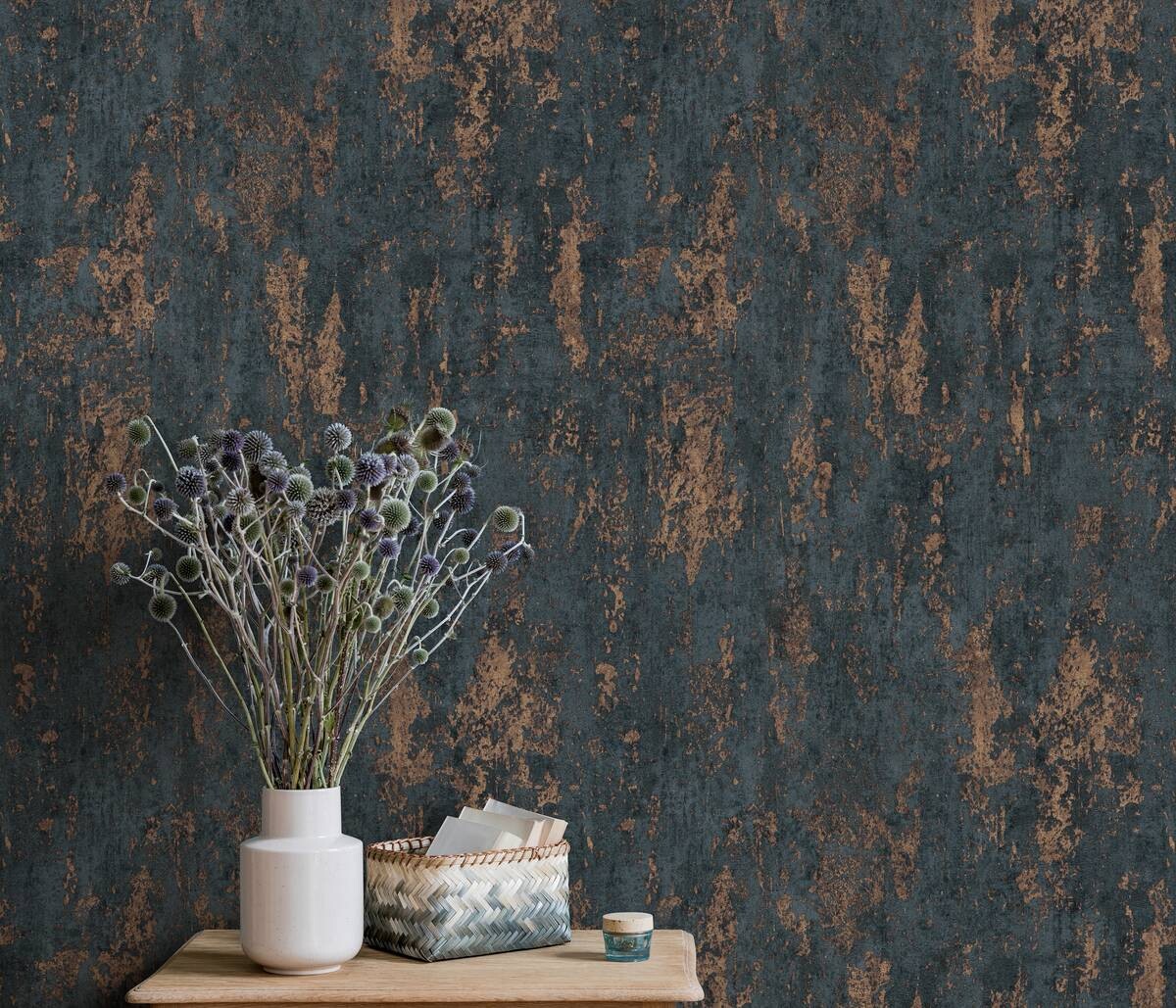 Erismann Vliestapete Struktur braun bronze B/L: ca. 53x1005 cm