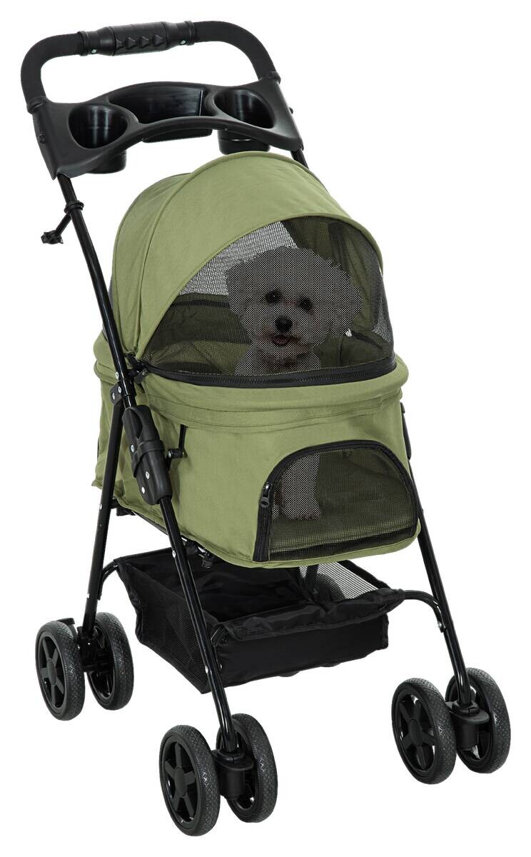 PawHut Hunde-Zubehör dunkelgrün Polyester B/H/L: ca. 45x67x96 cm