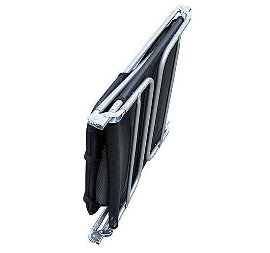 Outsunny Gartenliege schwarz Stahl B/H/L: ca. 56x24,5x182 cm