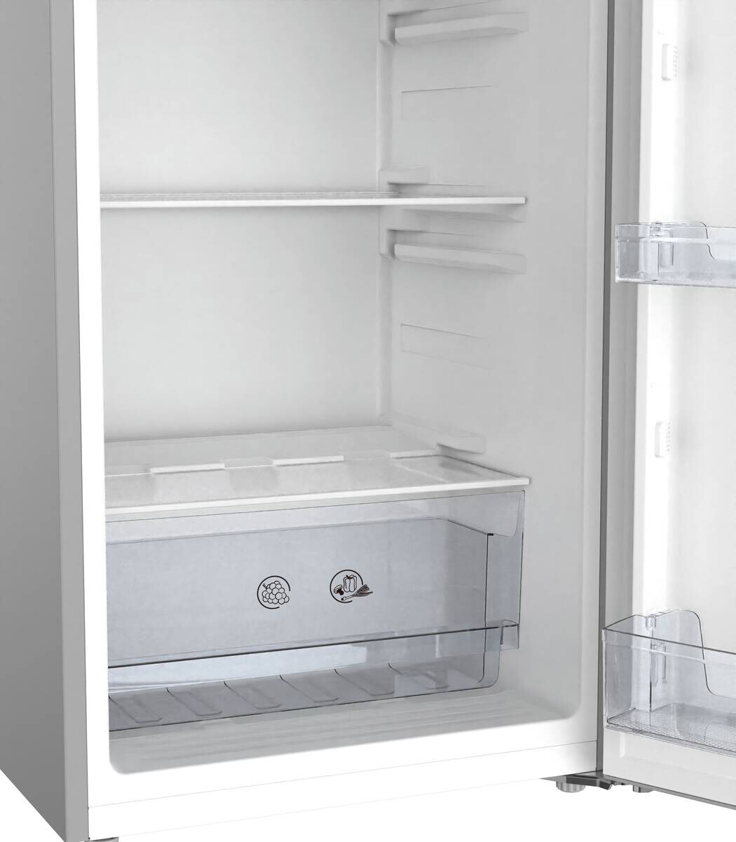 POCOline Kühl-/Gefrierkombination KGK 145-206 ESI silber B/H/T: ca. 54x145x54 cm