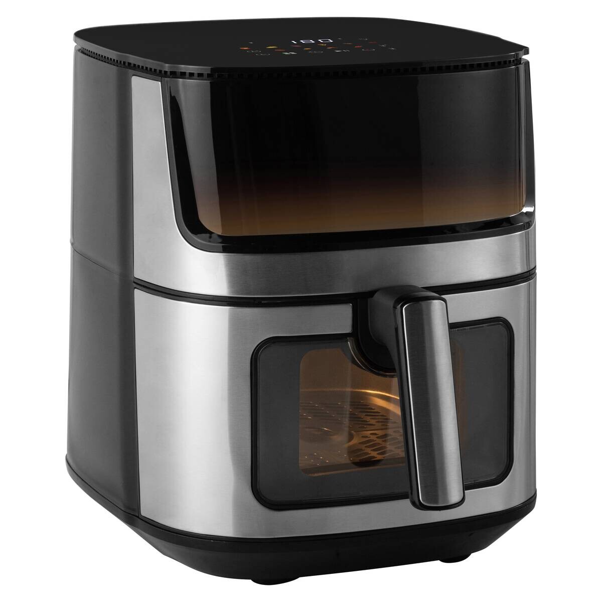 Heißluftfritteuse schwarz Edelstahl B/H/L: ca. 28,8x33,9x36,8 cm ca. 6,5 l