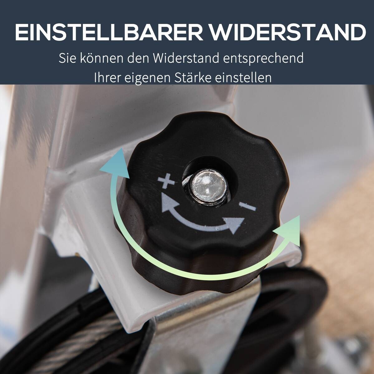 HOMCOM Steppmaschine schwarz Stahl B/H/L: ca. 44x108x55 cm