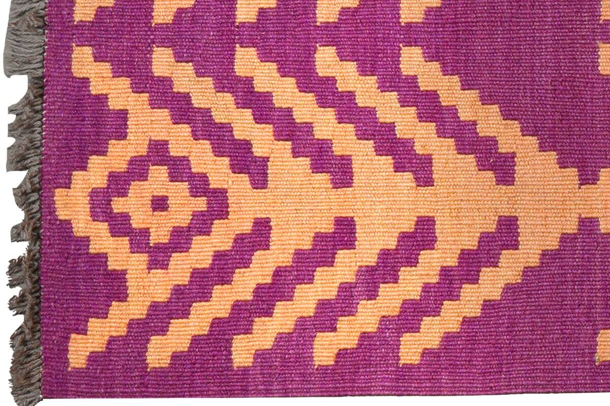 PersaTepp Teppich Kelim Gashgai violett B/H/L: ca. 62x1x93 cm