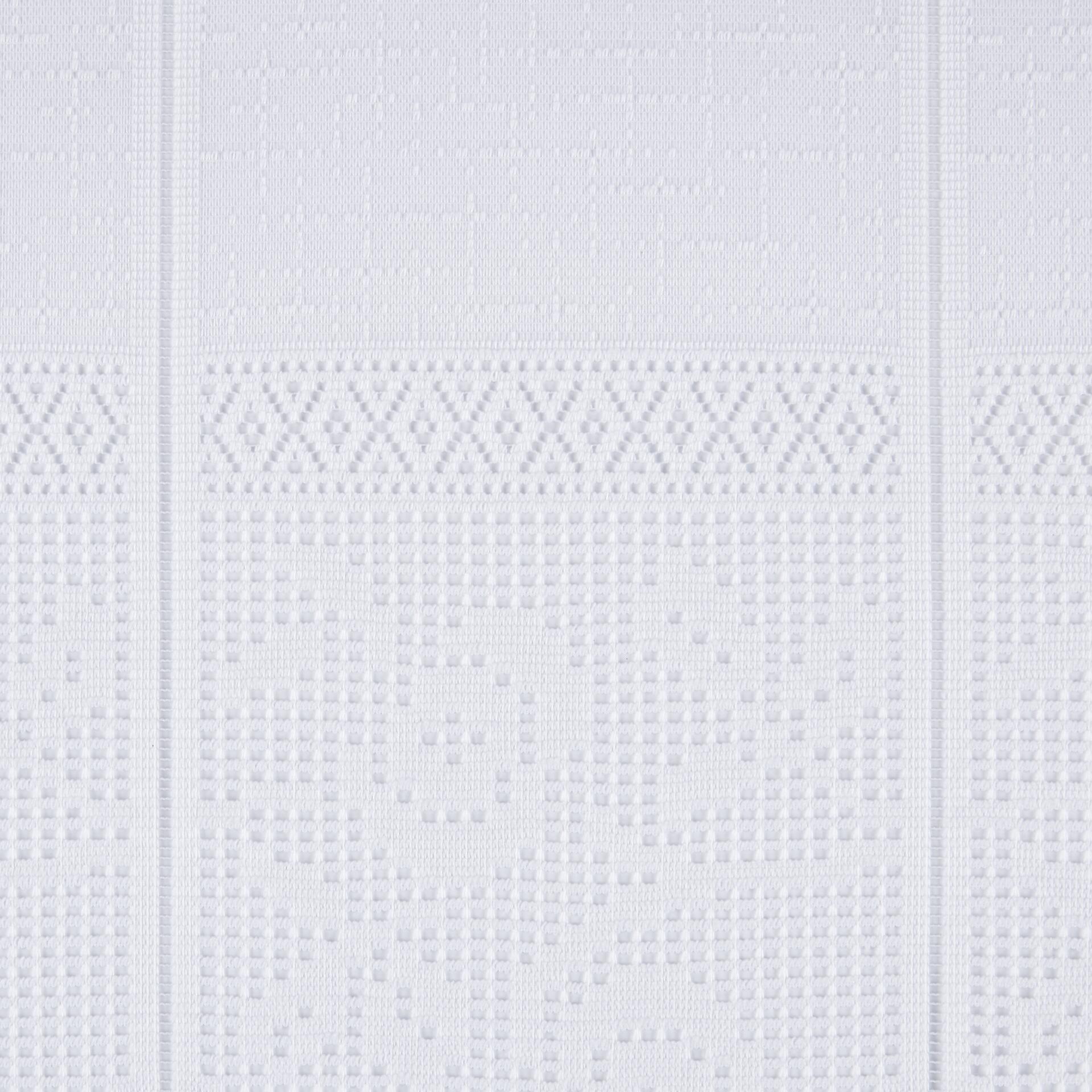 Scheibengardinen-Meterware weiß H: ca. 60 cm