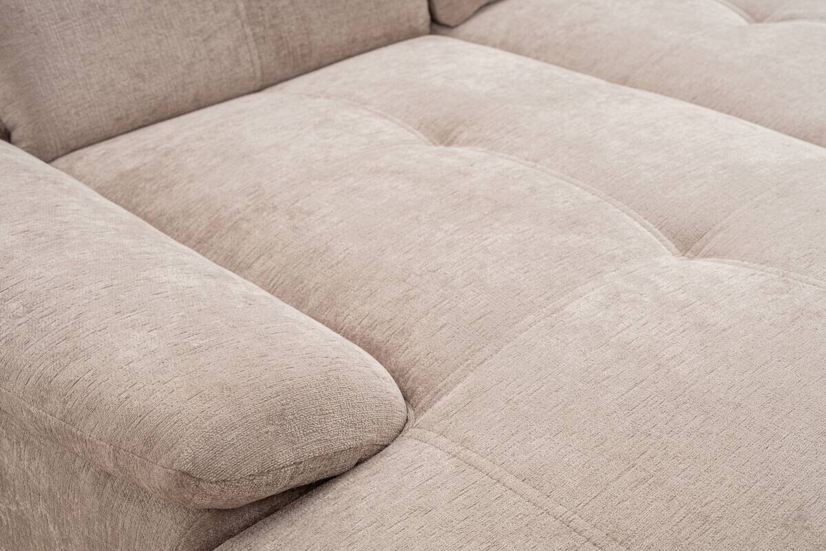 Wohnlandschaft Kendo grau Microfaser B/H/T: ca. 337x105x172 cm