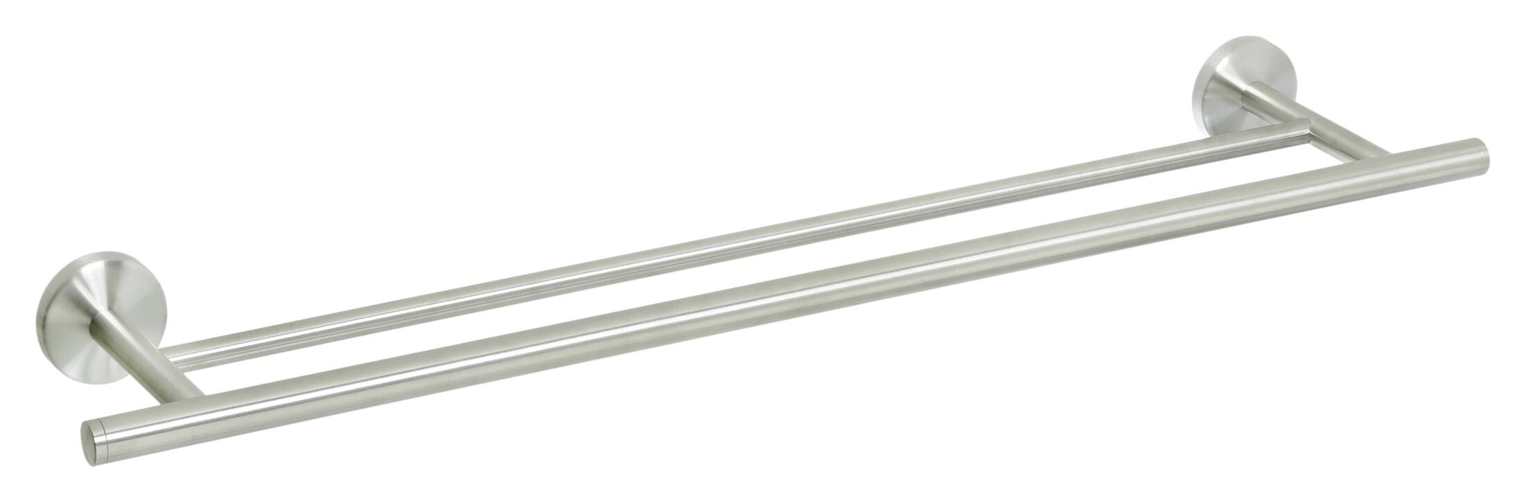 POCOline Doppel-Badetuchstange Milano Chrom Edelstahl H/T/L: ca. 5,5x14x70 cm