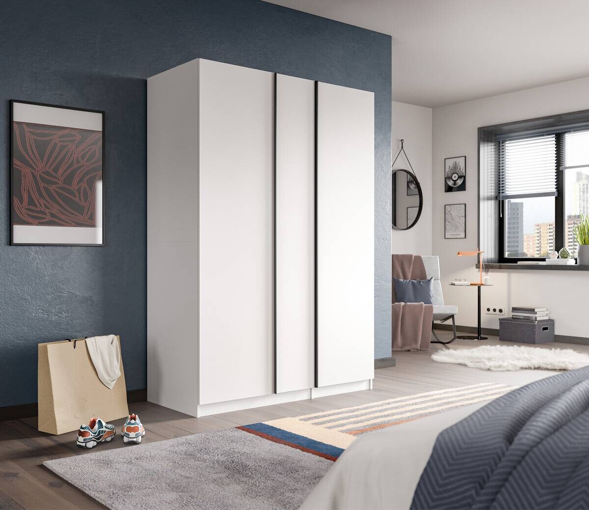 Einlegeböden-Set OAKLAND weiß B/H/T: ca. 78x1,6x48 cm