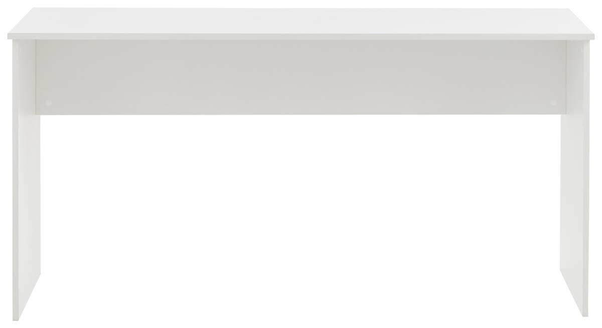 Schreibtisch Serie 400 perlweiß Optik B/H/T: ca. 150x73,6x65 cm