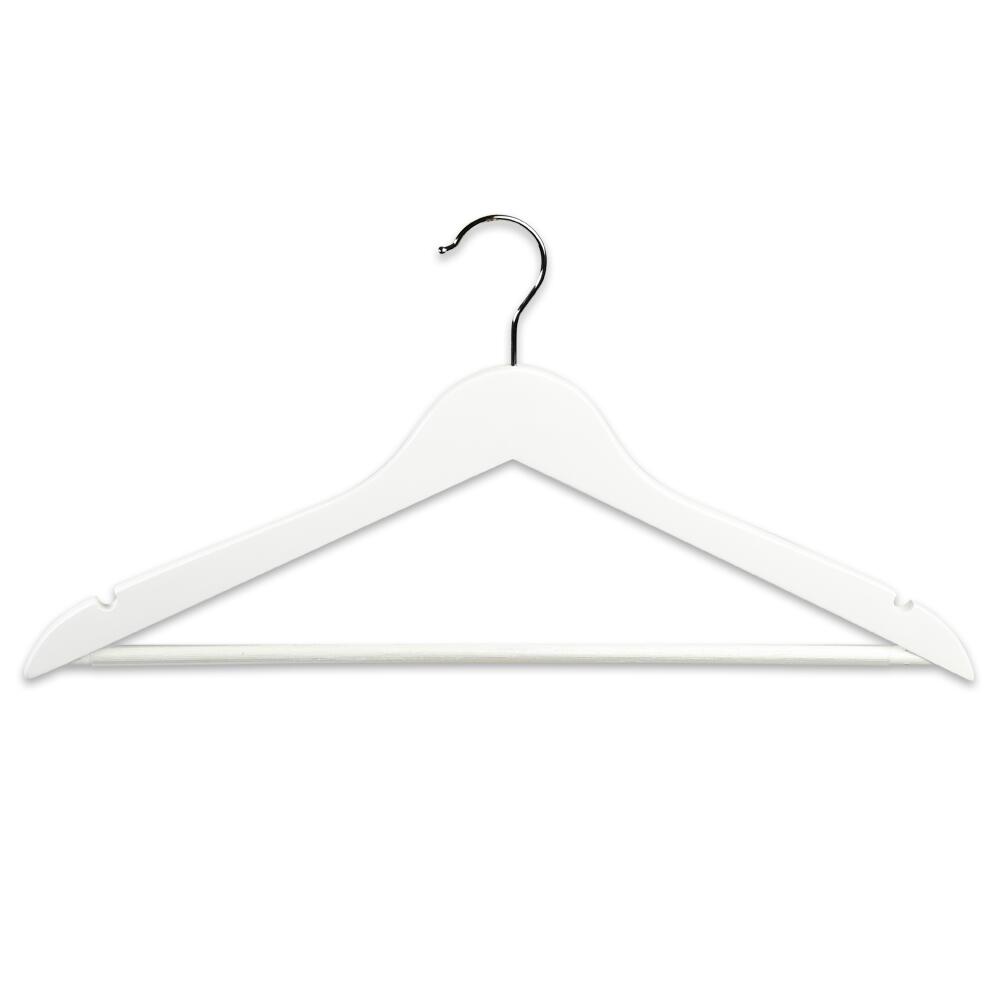 Kesper Kleiderbügelset weiß Holz