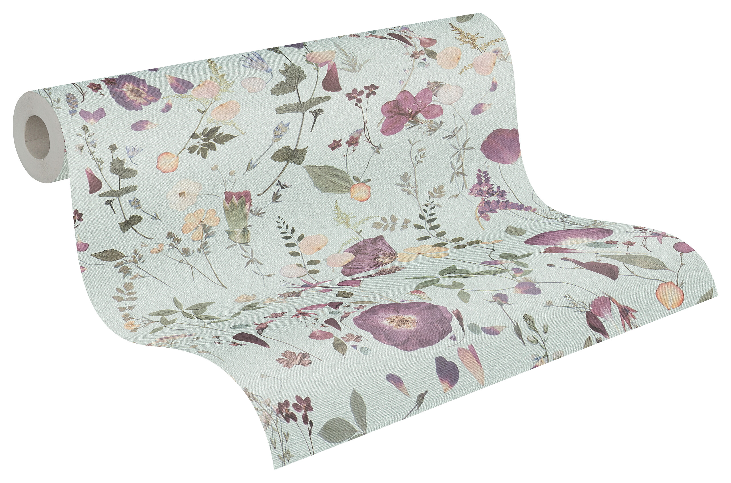 A.S.Creation Vliestapete violett gelb B/H/D: ca. 53x1005x8 cm