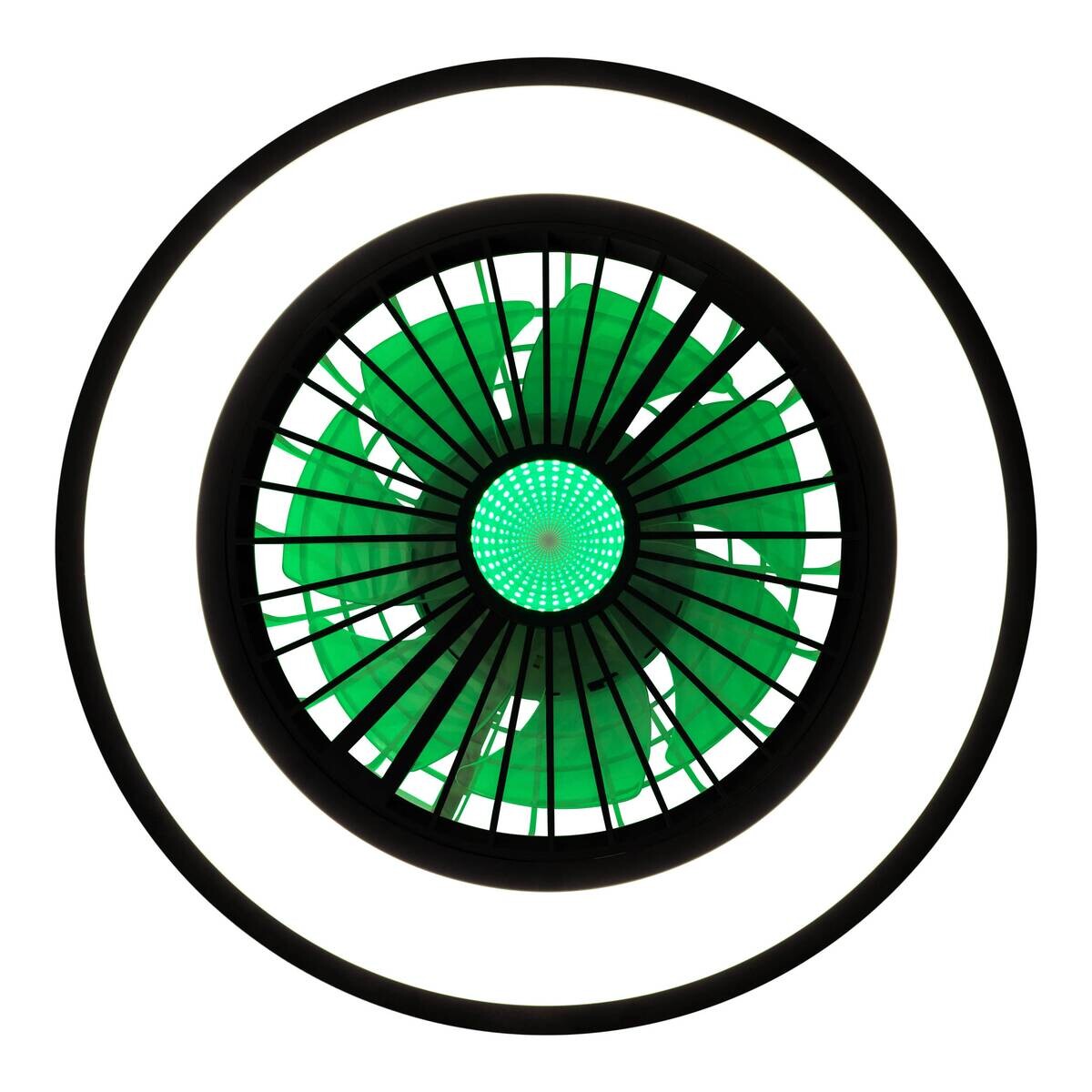 Näve Leuchten Deckenleuchte 1408622 schwarz Metall Kunststoff B/H/T: ca. 54x16x54 cm null 3 Brennstellen