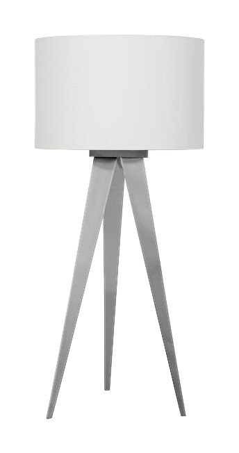 Näve Leuchten Hockerleuchte NV3134323 weiß Holz Stoff H/D: ca. 62x28 cm 1 Brennstellen