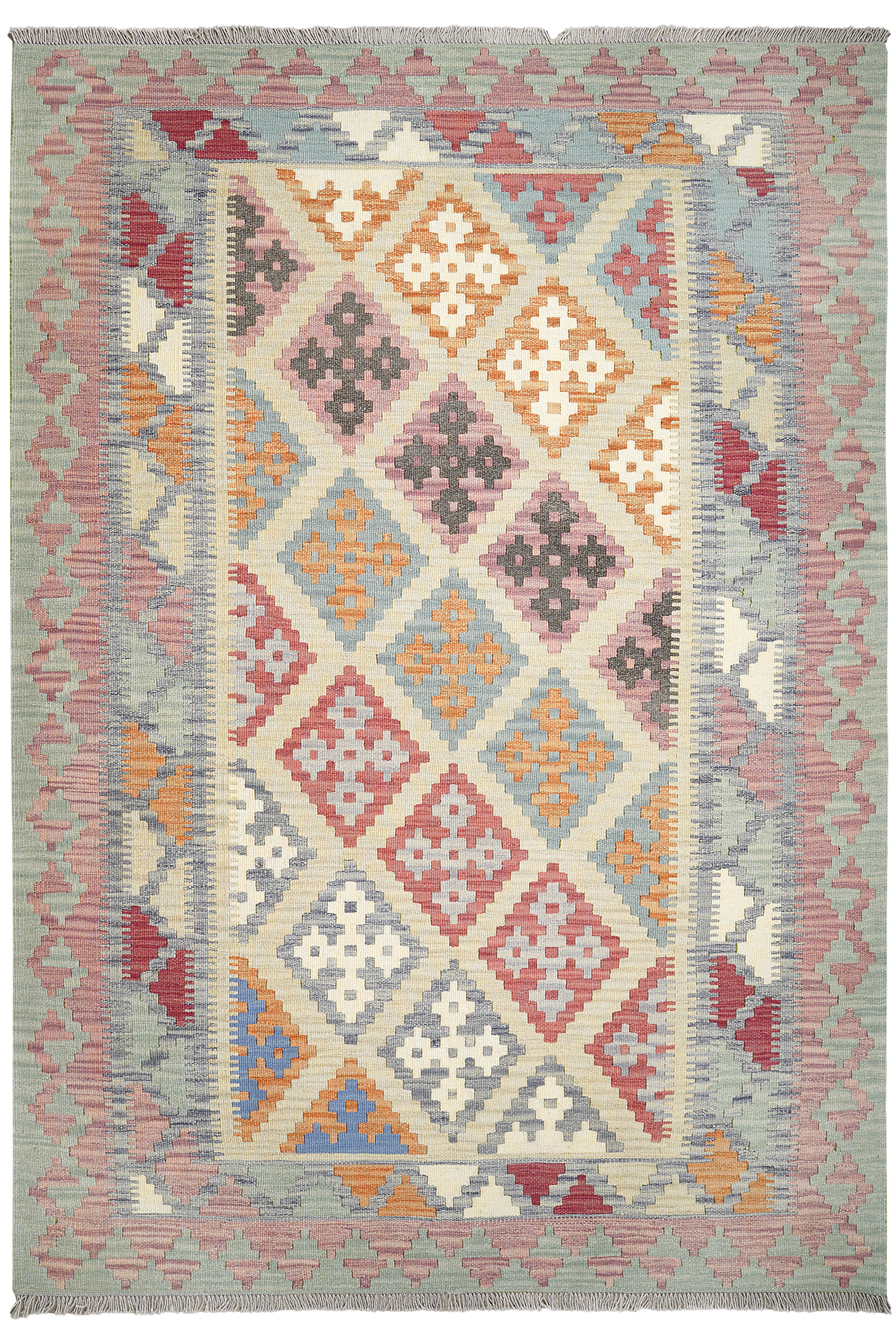 PersaTepp Teppich Kelim Gashgai grau B/H/L: ca. 180x1x263 cm PersaTepp Teppich Kelim Gashgai grau B/H/L: ca. 180x1x263 cm