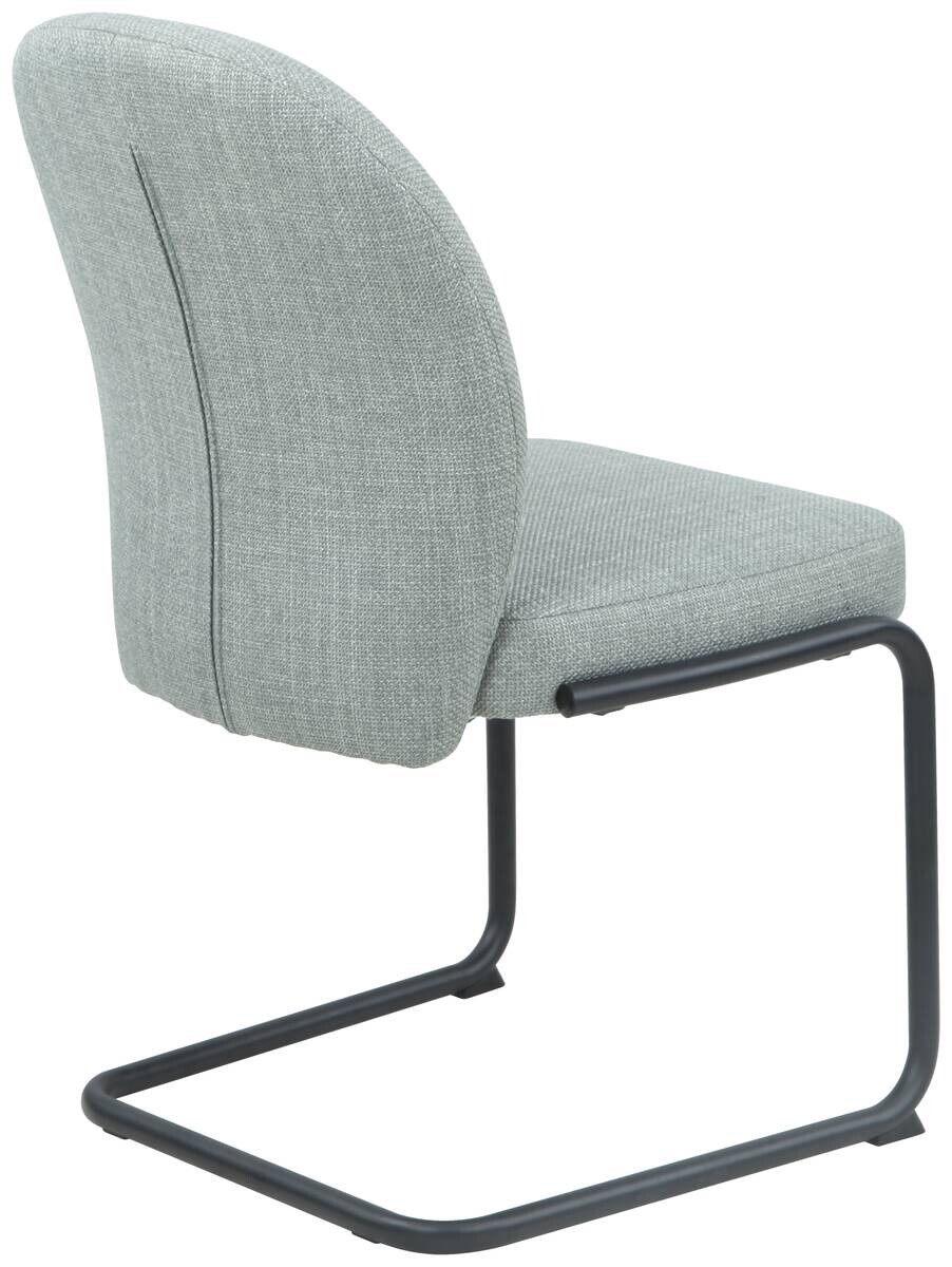 Schwingstuhl Karen II, 2er-Set mint Webstoff Metall B/H/T: ca. 53x90x62 cm