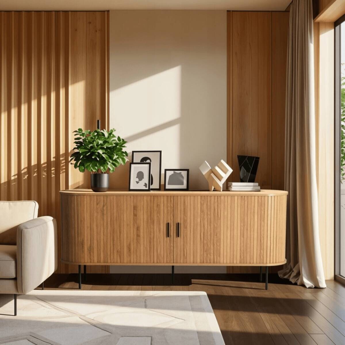 Kommode SELVA Eiche Sonoma Nachbildung B/H/T: ca. 180x76x40 cm