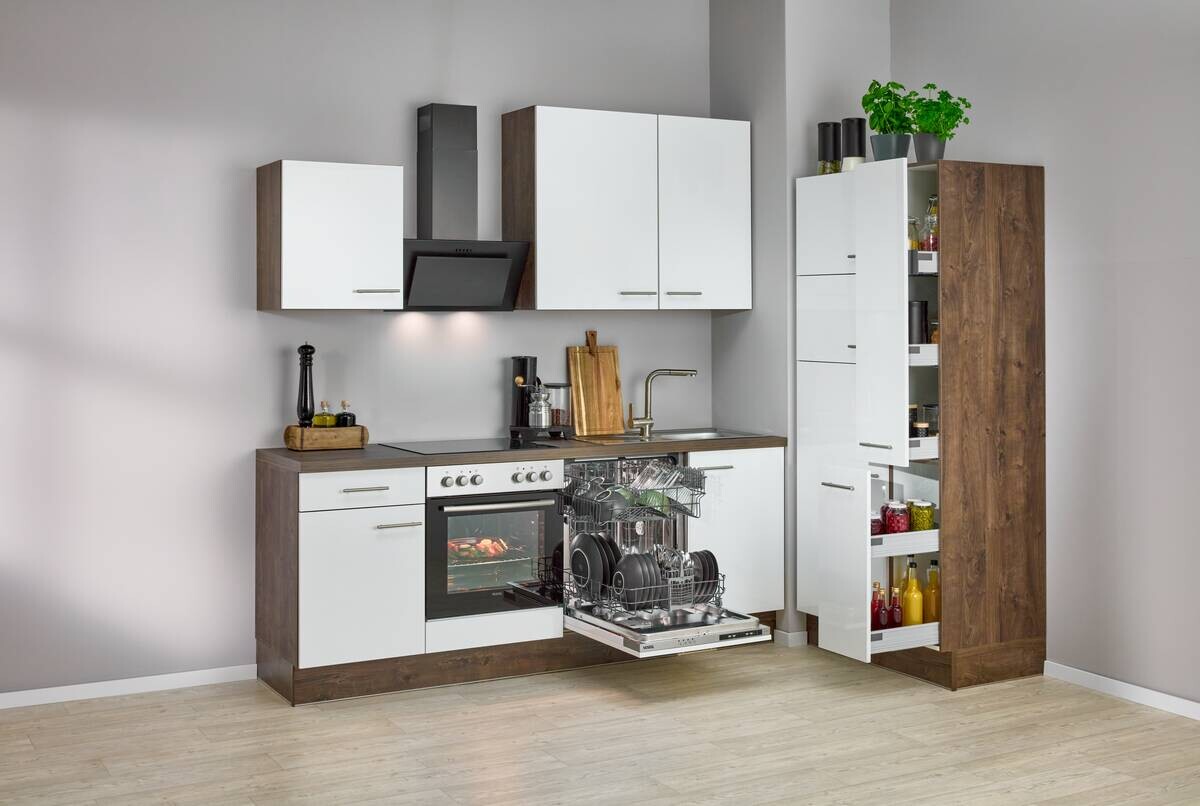 Impuls Küchenblock IP4050 weiß Hochglanz B/T: ca. 310x60 cm