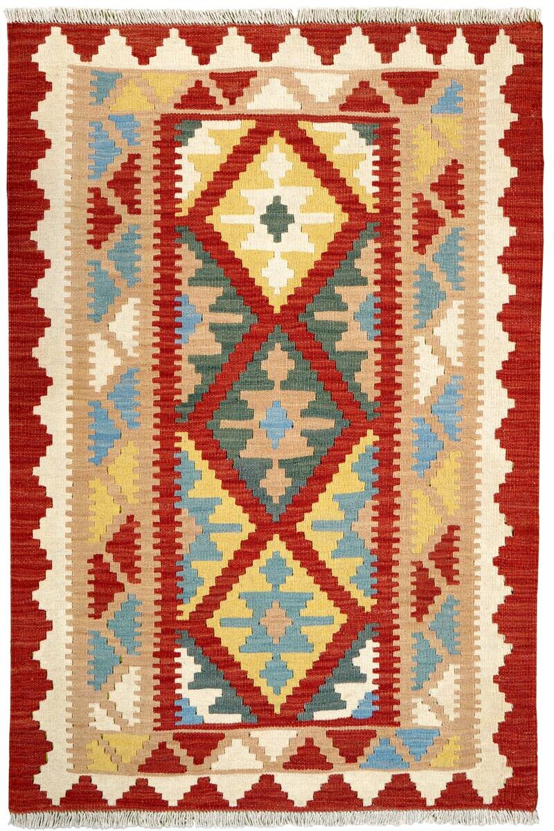 PersaTepp Teppich Kelim Gashgai rot B/H/L: ca. 104x1x154 cm