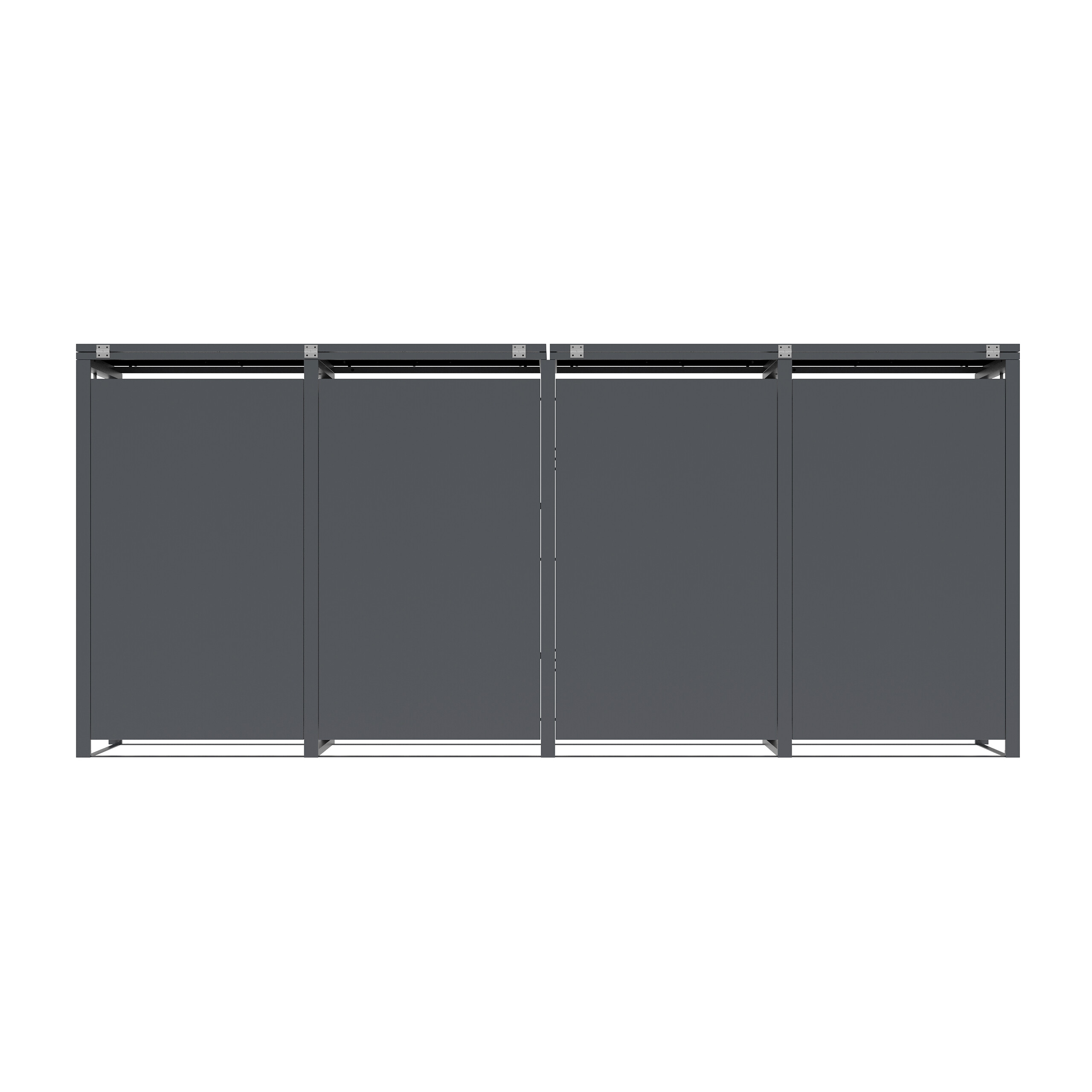 Westmann Mülltonnenbox Varius Holzoptik B/H/L: ca. 265x116x80 cm