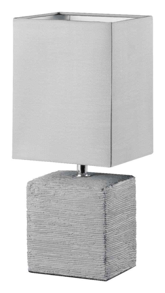 Reality Tischleuchte R50131087 Keramik Stoff B/H/T: ca. 13x29x11 cm E14 1 Brennstellen