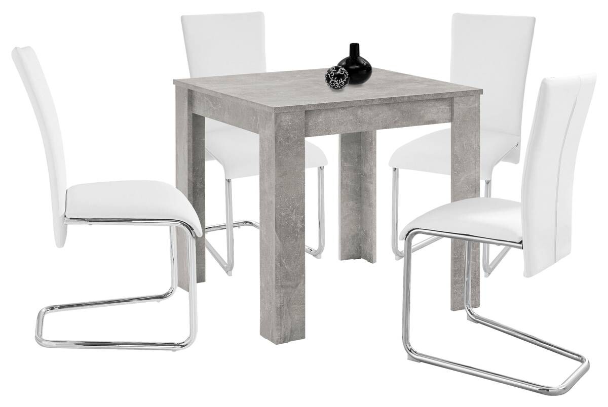 Tisch NEPAL Beton Optik B/H/T: ca. 80x75x80 cm