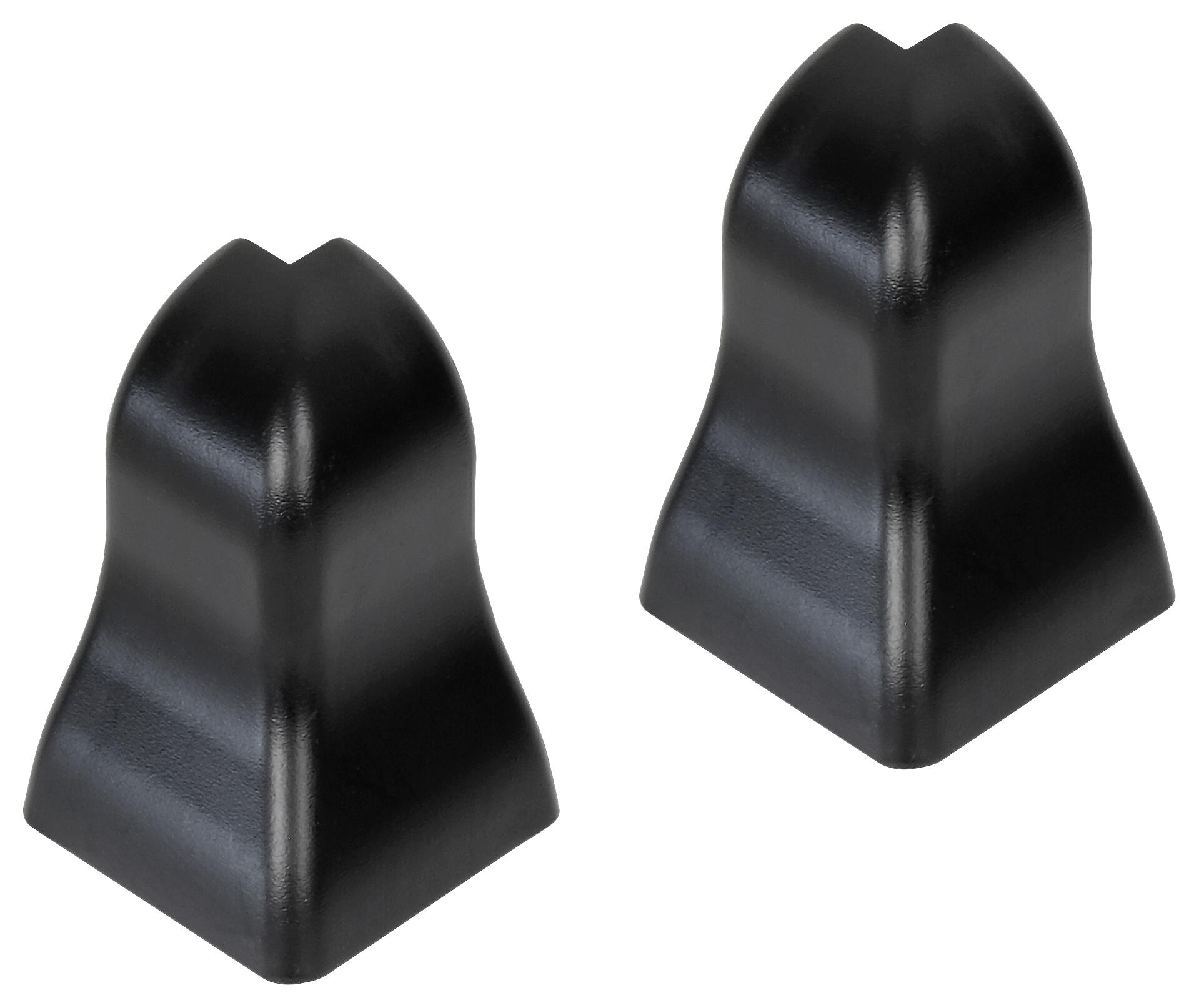 Außenecke schwarz L/B/H: ca. 3,24x3,24x4,71 cm