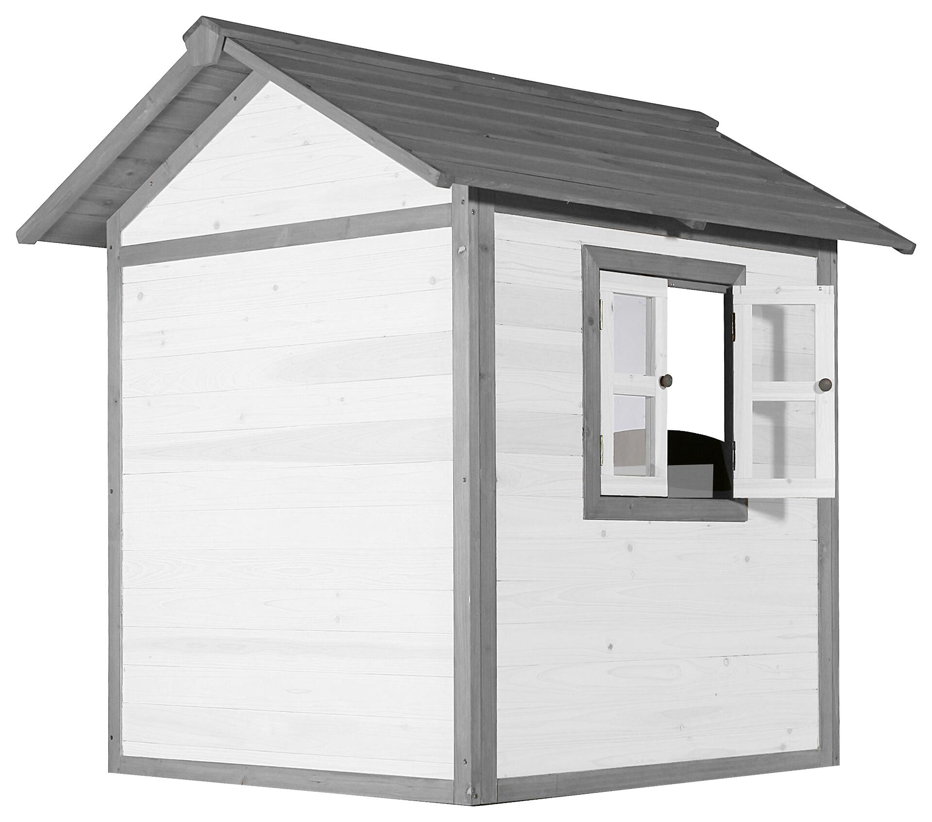 AXI Spielhaus Lodge grau B/H/T: ca. 111x133x135 cm