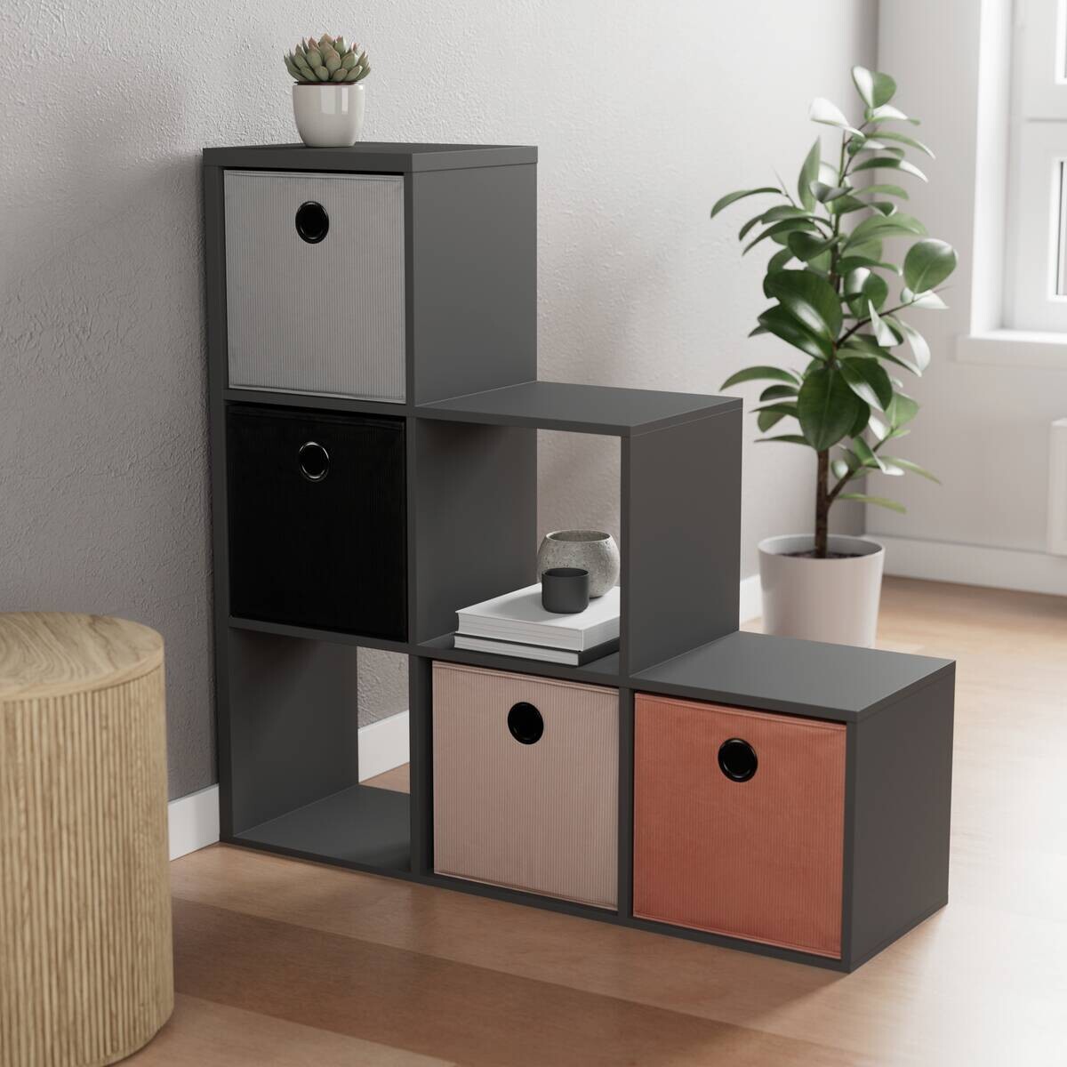 Stufenregal Max Step B/H/T: ca. 106x107x33 cm