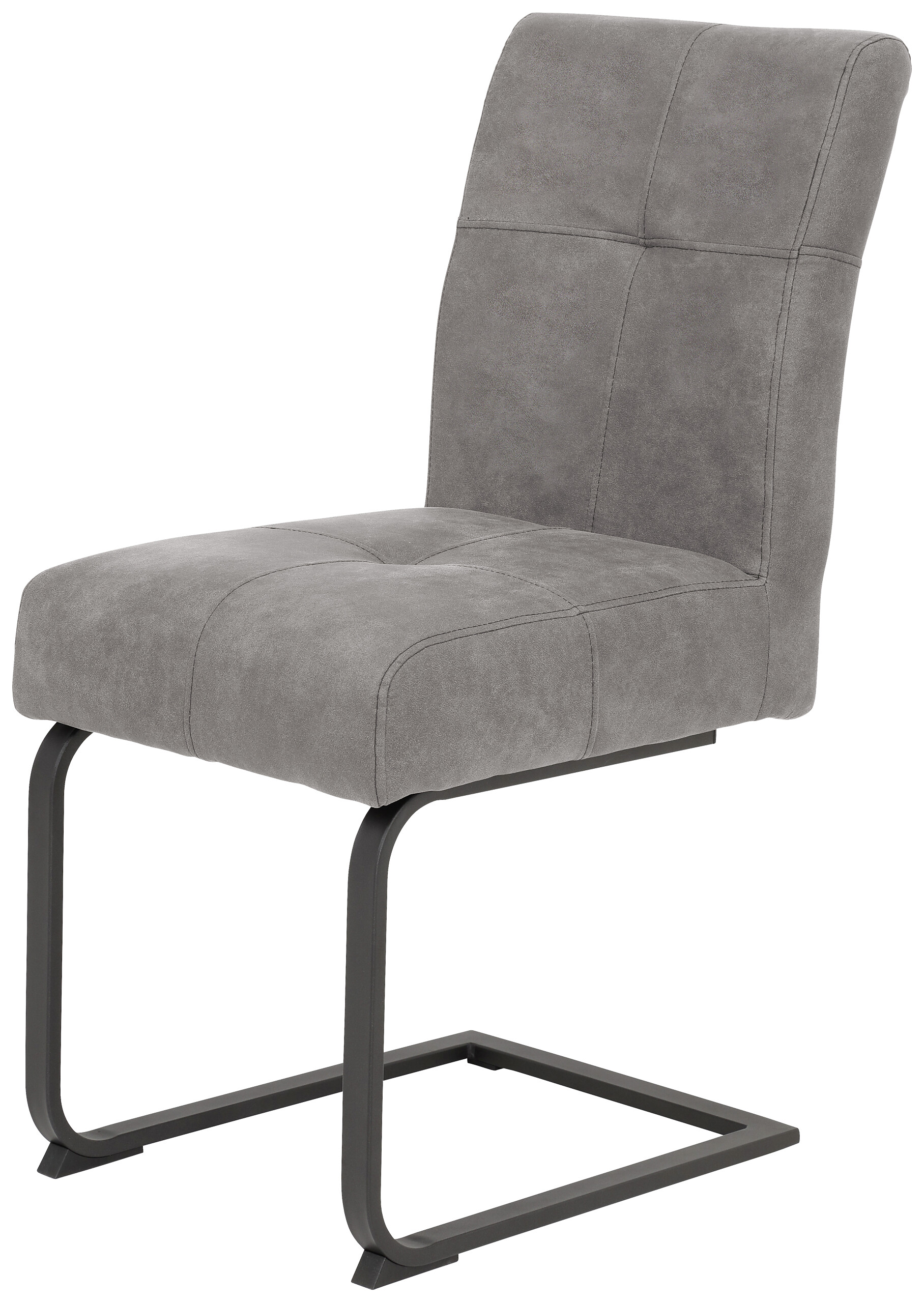 Essgruppe Luise grau Eiche Microfaser B/H/T: ca. 180x76x90 cm