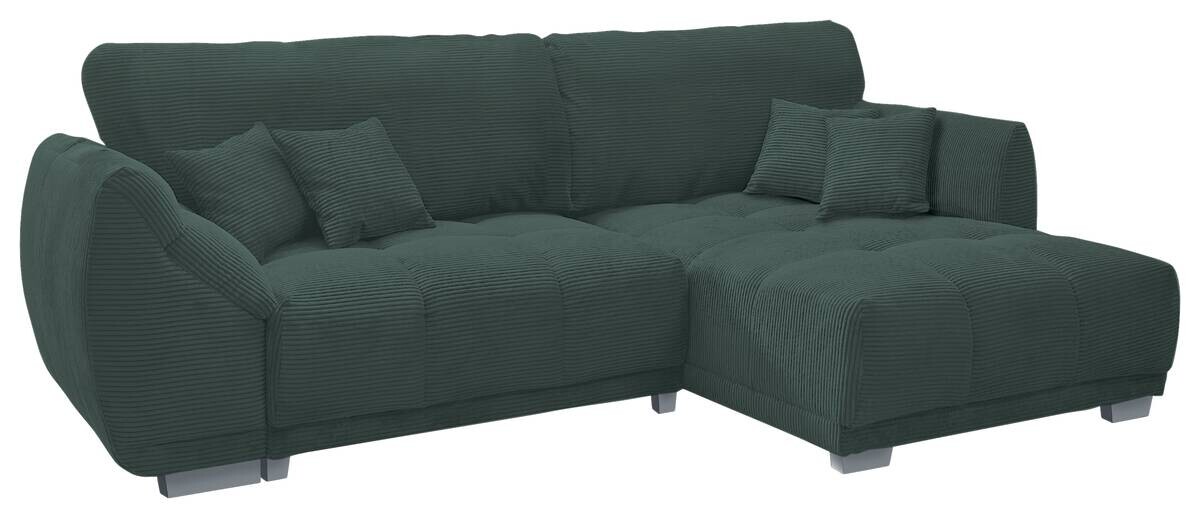 Ecksofa mit Bettfunktion und Bettkasten olive Microfaser B/H/T: ca. 288x78x179 cm Ecksofa mit Bettfunktion und Bettkasten olive Microfaser B/H/T: ca. 288x78x179 cm