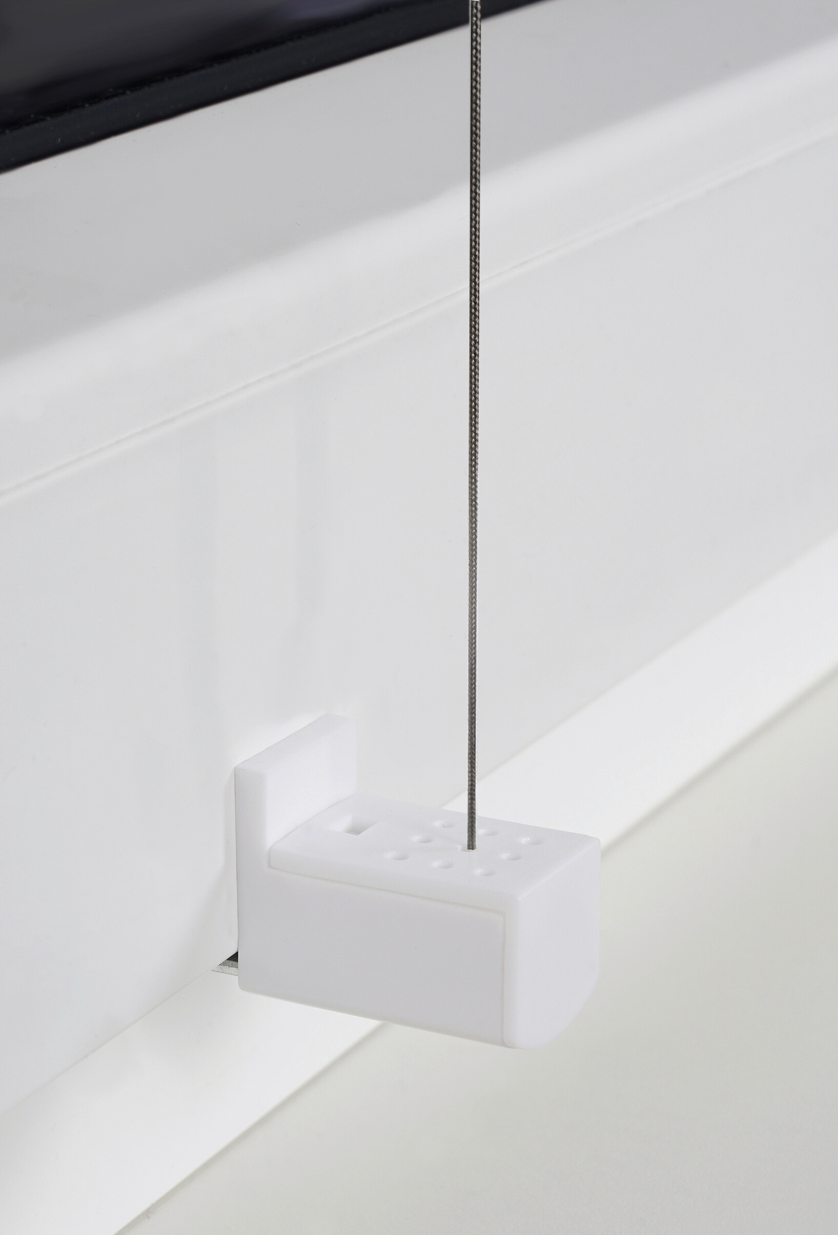 Klemmplissee hellgrau B/L: ca. 90x130 cm