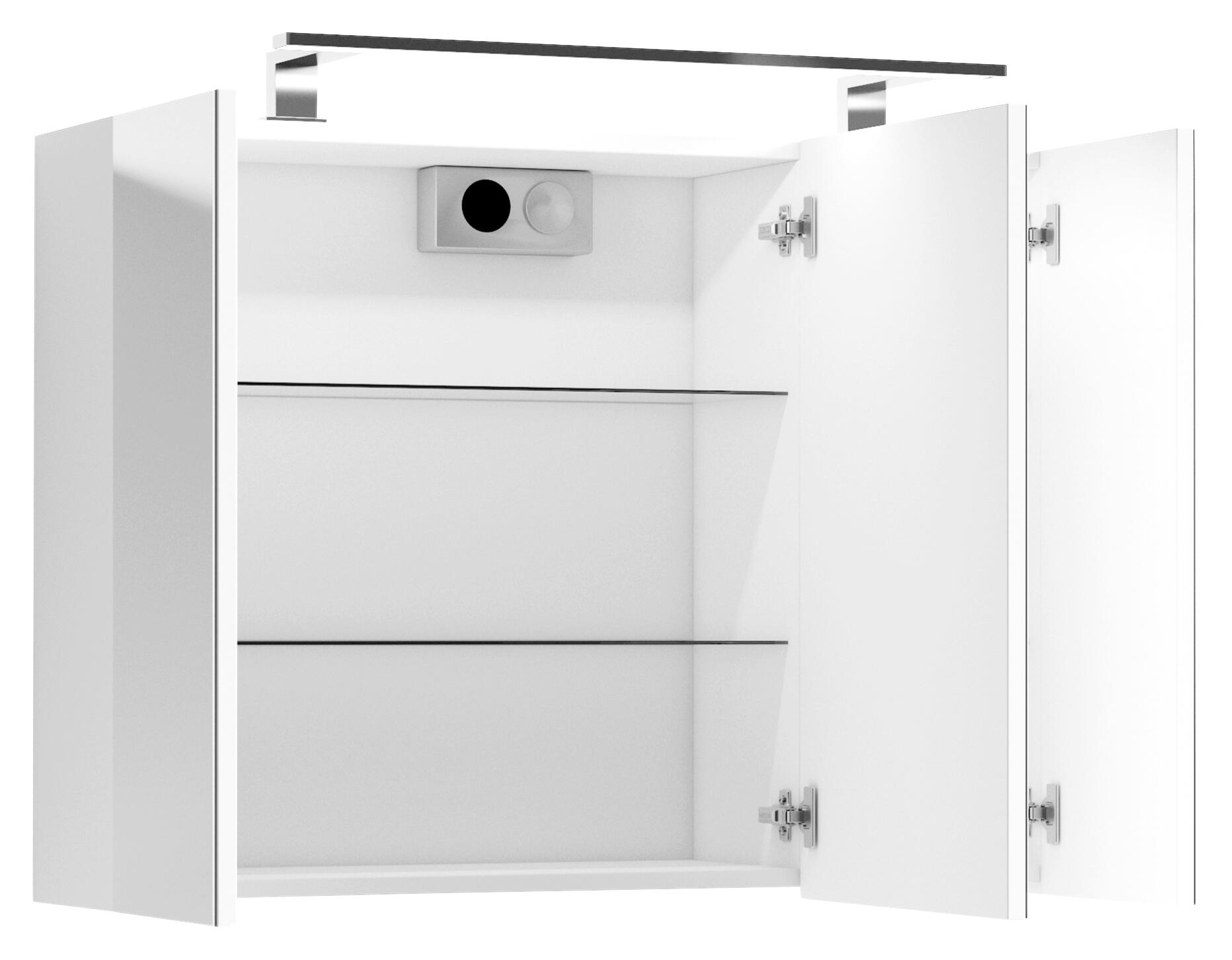 Spiegelschrank SPREE weiß B/H/T: ca. 80x60x15 cm