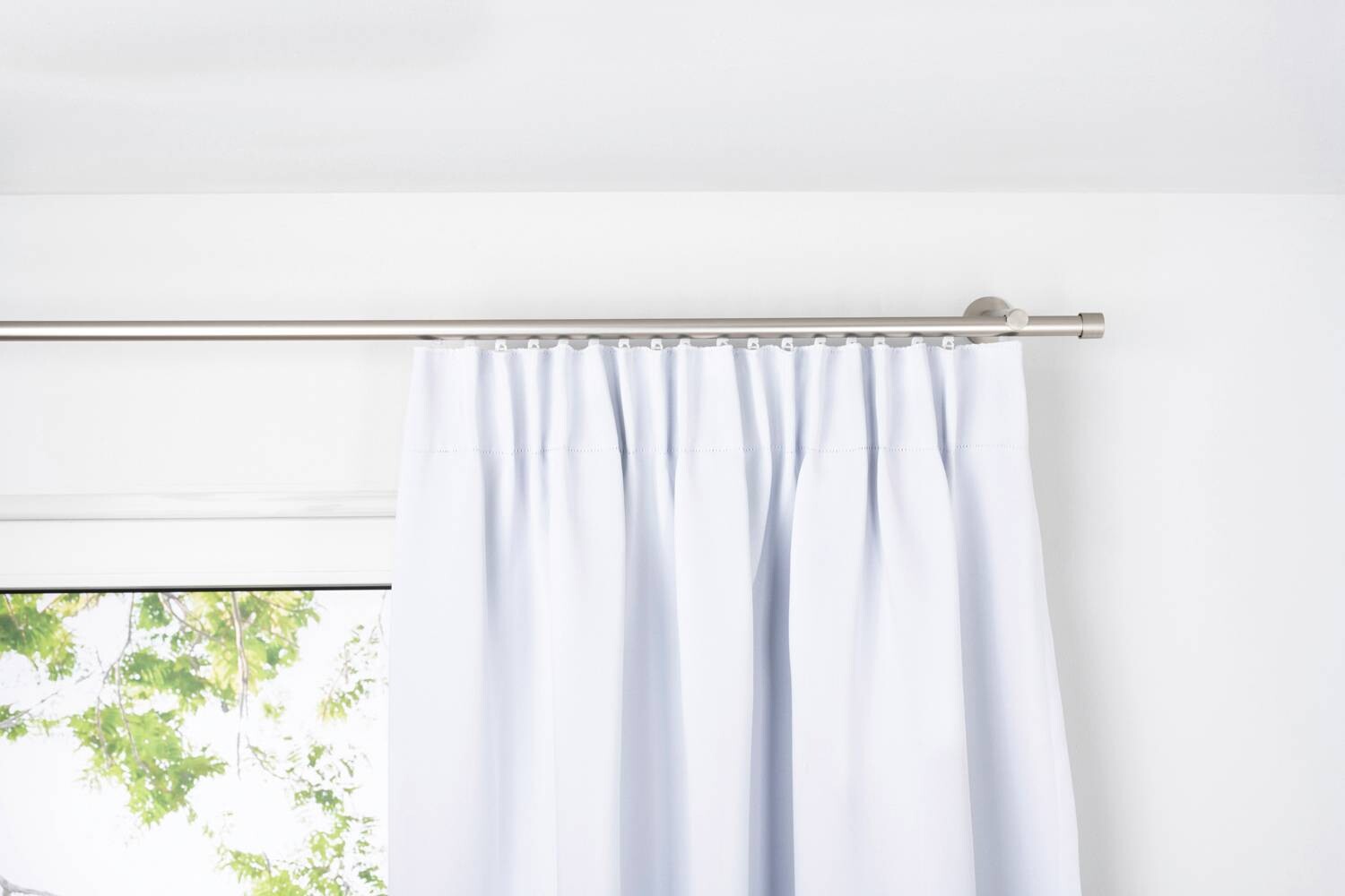 Kombivorhang 2er Pack Day&Night weiß B/L: ca. 135x300 cm