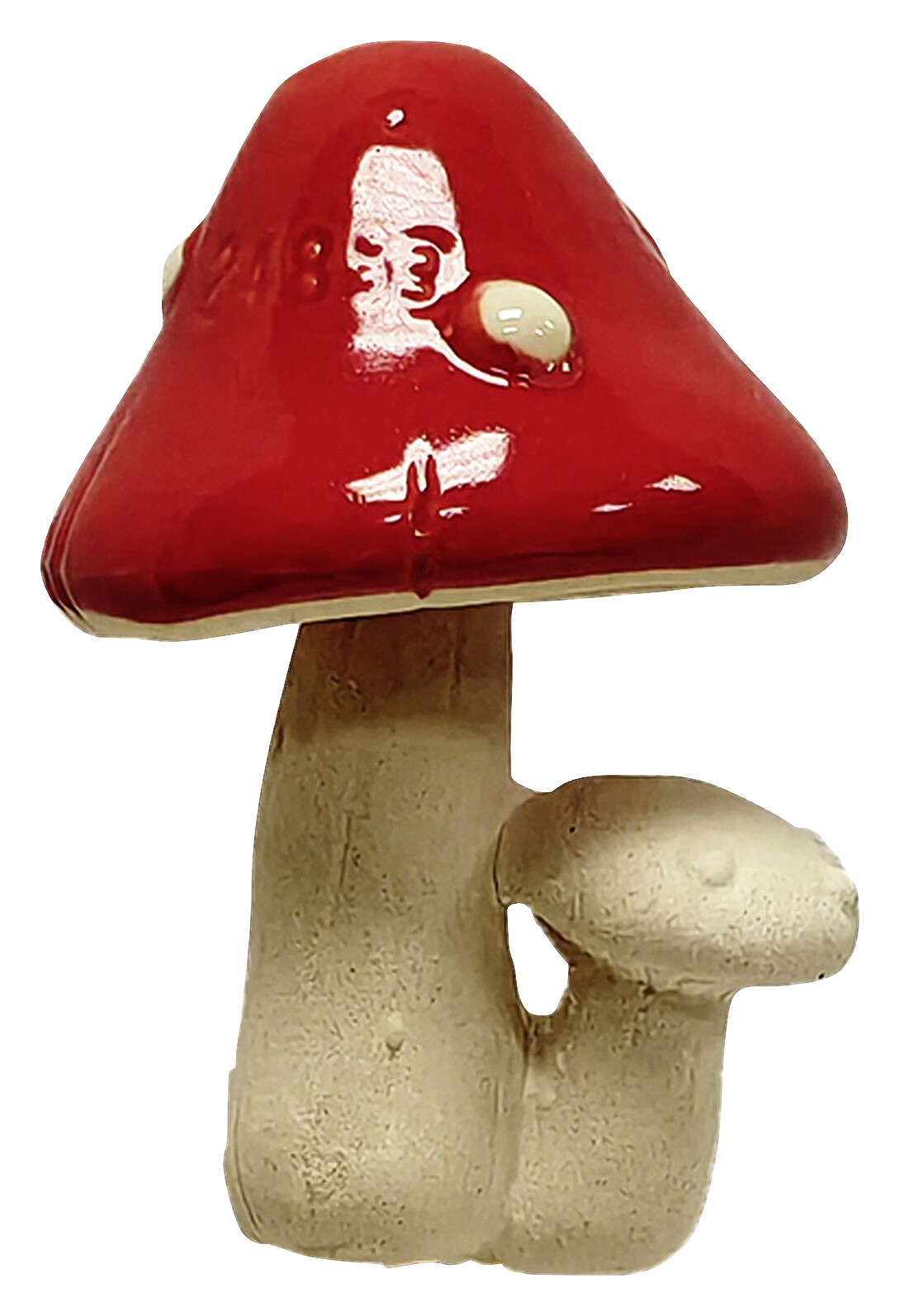 Dekorationsartikel weiß Porzellan B/H/L: ca. 6x7x6 cm