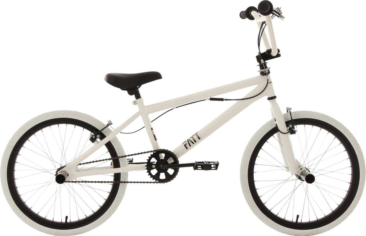 KS-Cycling BMX Fatt 602B 20 Zoll Rahmenhöhe 28 cm 1 Gänge weiß weiß ca. 20 Zoll