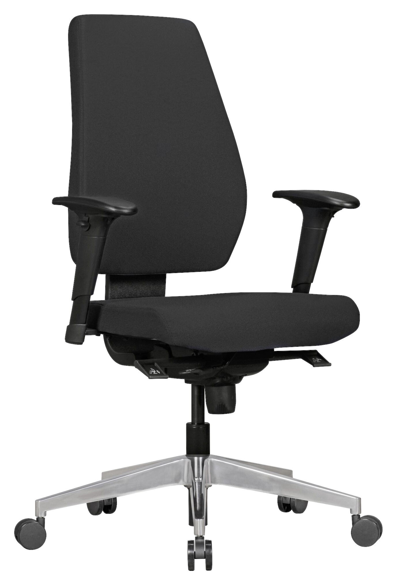 Drehstuhl schwarz Stoff