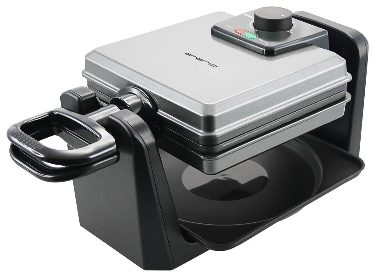 Emerio Waffelautomat WM-110984.4 schwarz Kunststoff B/H/L: ca. 21x19x38 cm