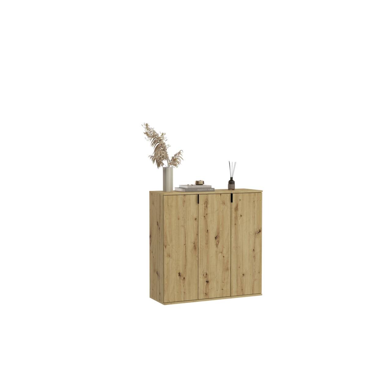 Garderobe PROJEKT Eiche Artisan Nachbildung B/H/T: ca. 91x99x34 cm