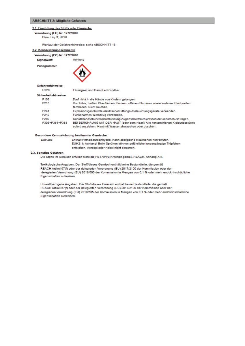 POCOline Weißlack weiß seidenmatt ca. 0,25 l