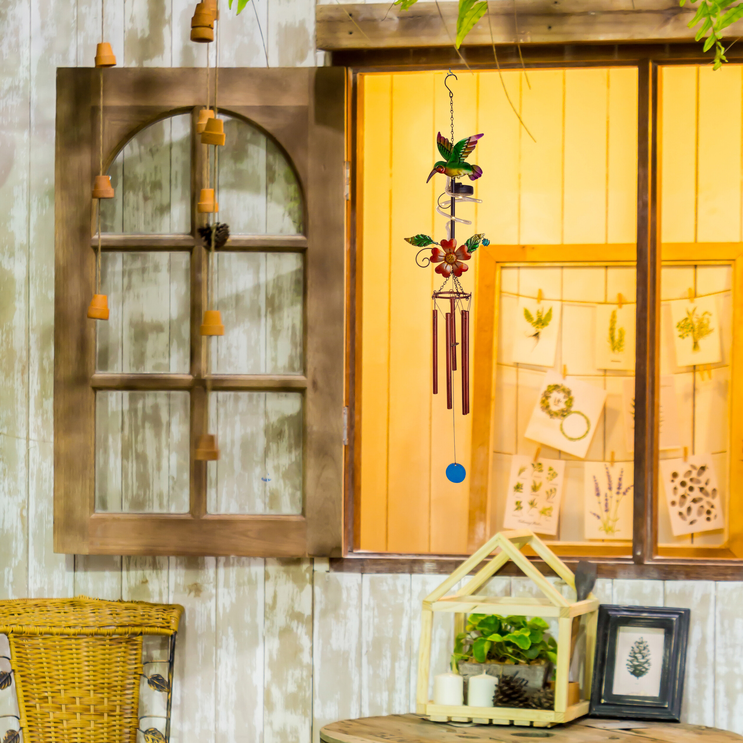 LED-Solarleuchte B/L: ca. 17x98 cm