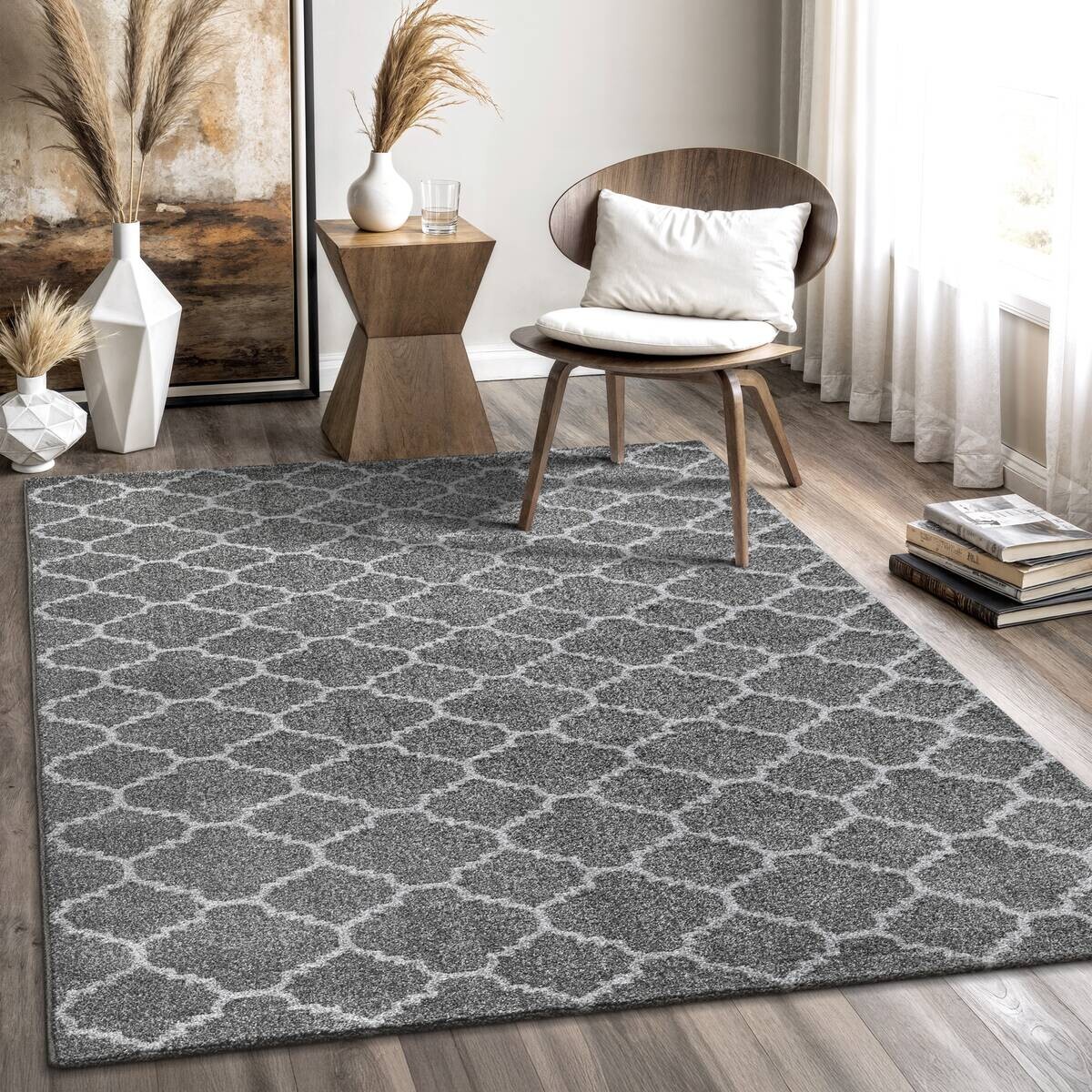 Sanat Teppich anthrazit B/L: ca. 150x80 cm