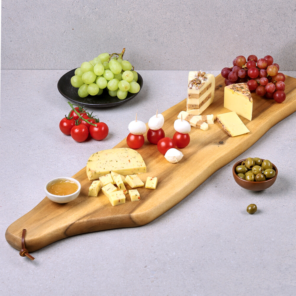 Kesper Servierbrett natur Akazie B/H/L: ca. 21x85x25 cm