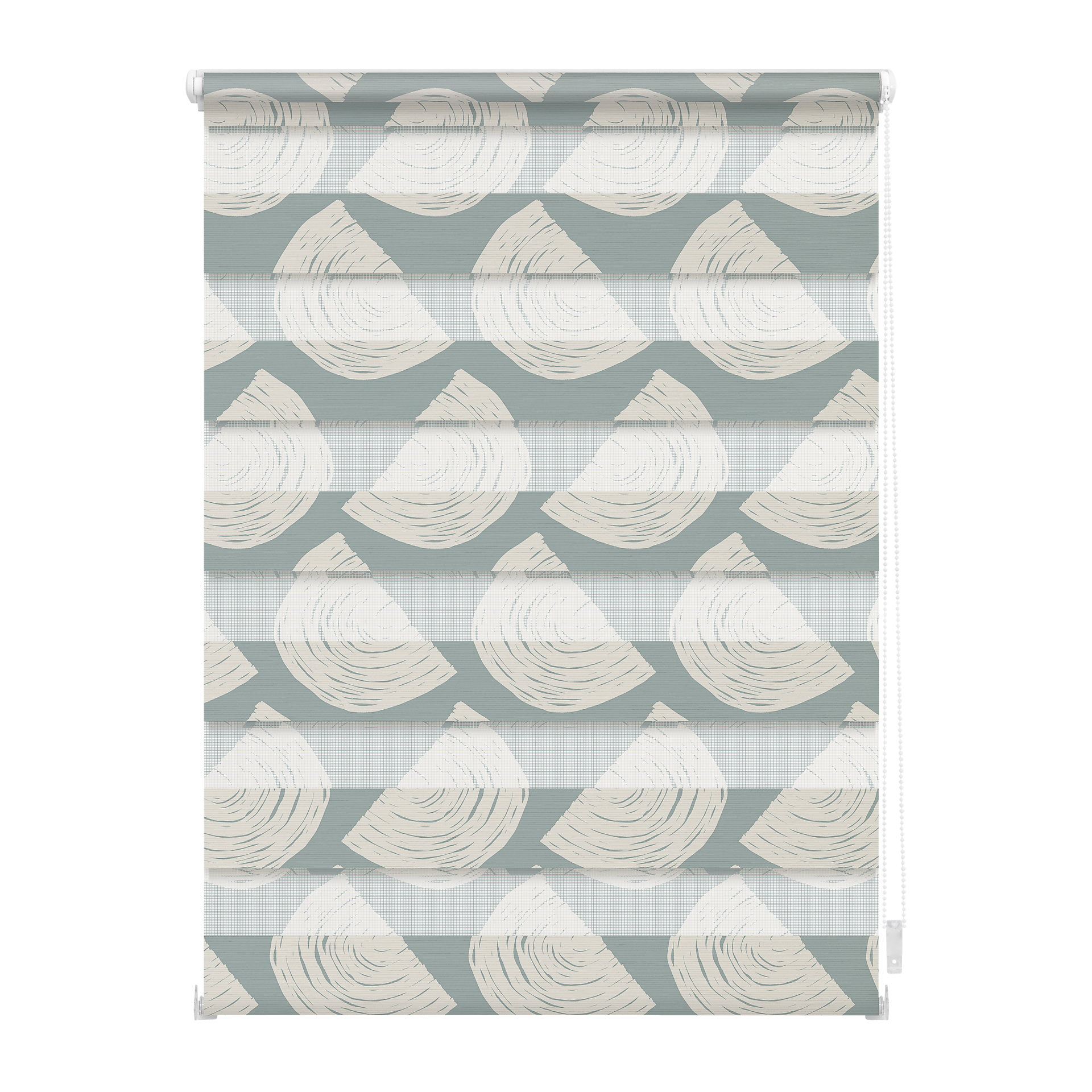 LICHTBLICK Doppelrollo Duo Moving Rainbow grün B/T: ca. 80x150 cm